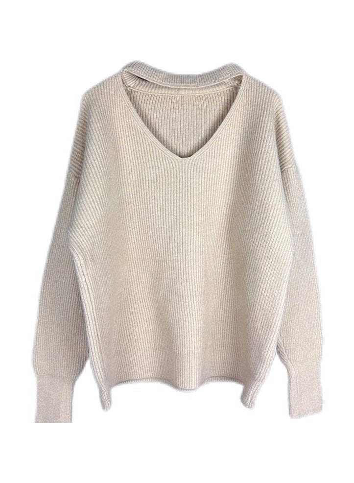 بونكا بلوفر بيج مضلع برقبة واسعة على شكل V للنساء والفتيات من بونكا - Image 1