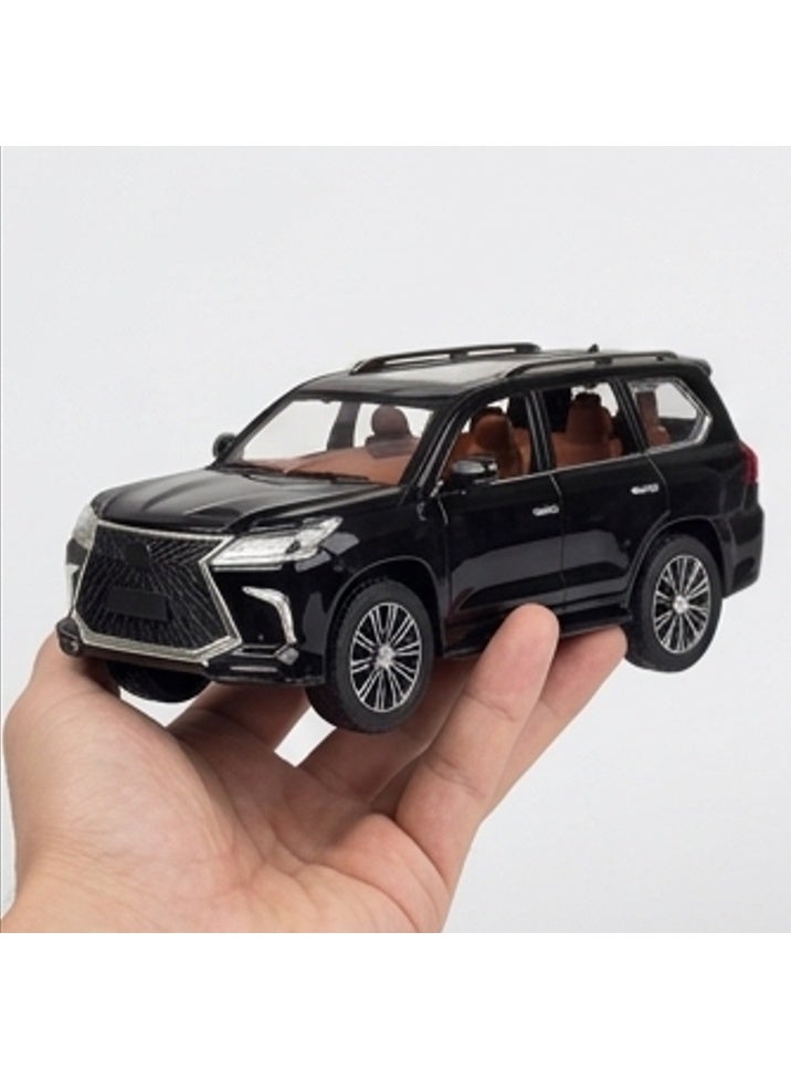TOY GARDEN 1:24 Scale Simulation of LX Model SUV Diecast Car – Pull Back Off-Road Alloy Toy Vehicle with Sound & Light – Gift for Boys & Girls - Image 2