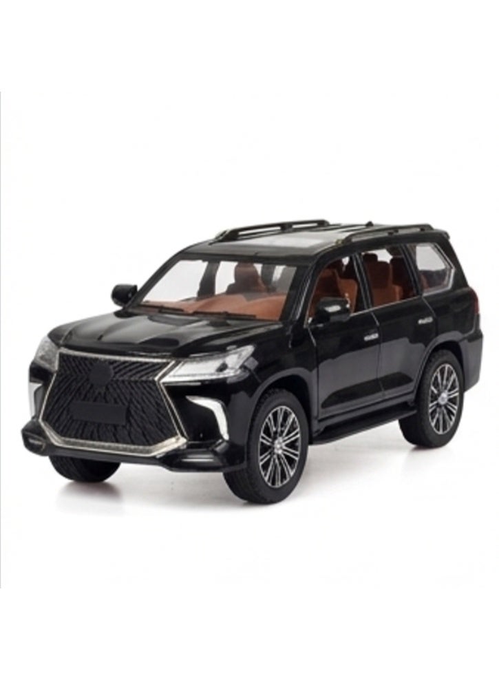 TOY GARDEN 1:24 Scale Simulation of LX Model SUV Diecast Car – Pull Back Off-Road Alloy Toy Vehicle with Sound & Light – Gift for Boys & Girls - Image 1