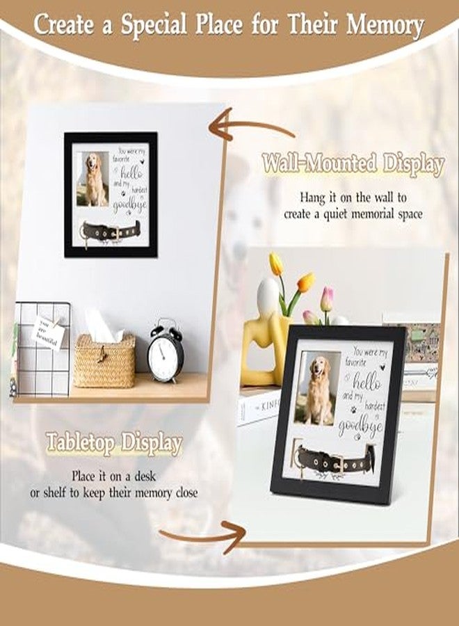 goodleben Dog Memorial Gifts for Loss of Dog, Pet Memorial Frame with Collar Holder, Dog Collar Memorial Frame for Dog Lovers, Pet Sympathy Remembrance Gift - Image 4