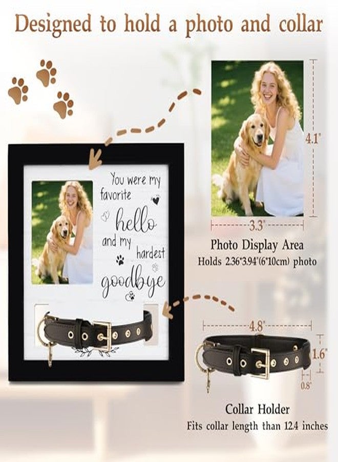 goodleben Dog Memorial Gifts for Loss of Dog, Pet Memorial Frame with Collar Holder, Dog Collar Memorial Frame for Dog Lovers, Pet Sympathy Remembrance Gift - Image 5