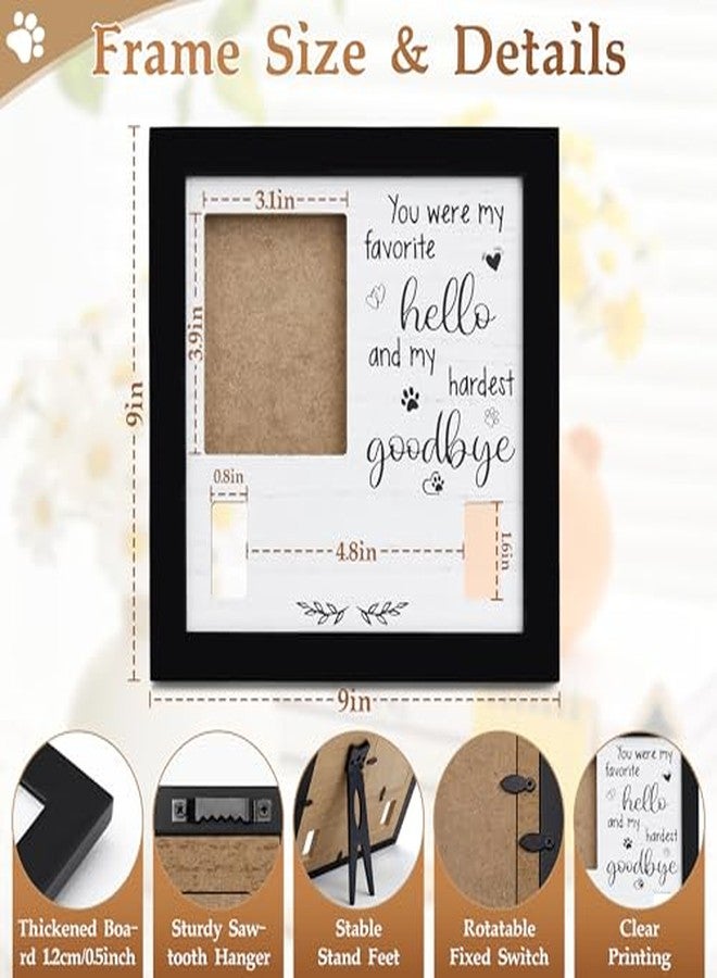 goodleben Dog Memorial Gifts for Loss of Dog, Pet Memorial Frame with Collar Holder, Dog Collar Memorial Frame for Dog Lovers, Pet Sympathy Remembrance Gift - Image 3