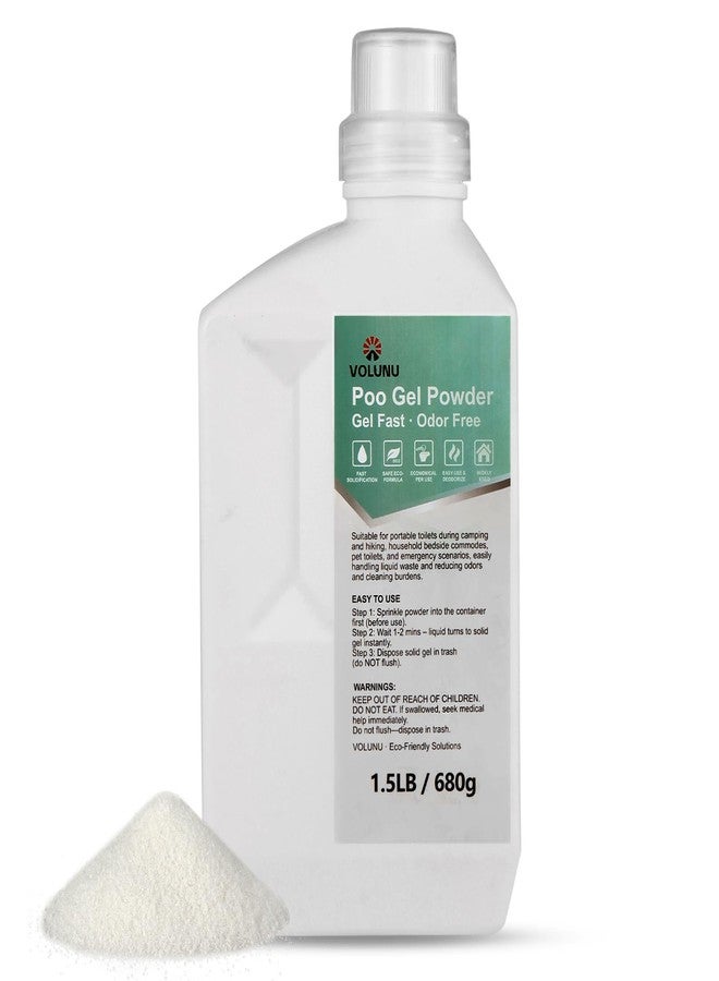 VOLUNU 1.5LB Pee Powder Gel & Poo Gel Odor Neutralizer Solidifier - Image 1
