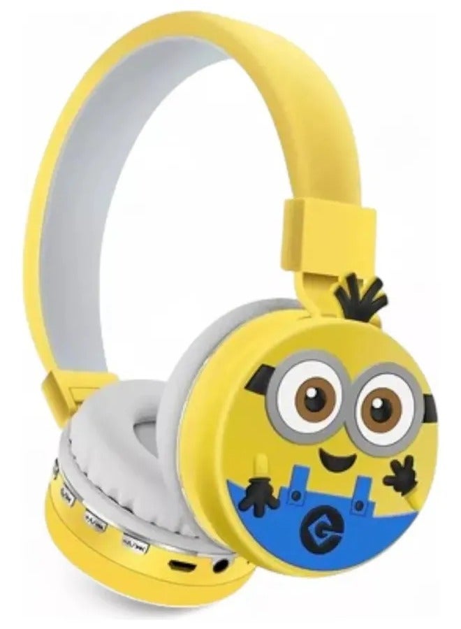 Minions Cartoon Kids Wireless Bluetooth Headphone - Image 1