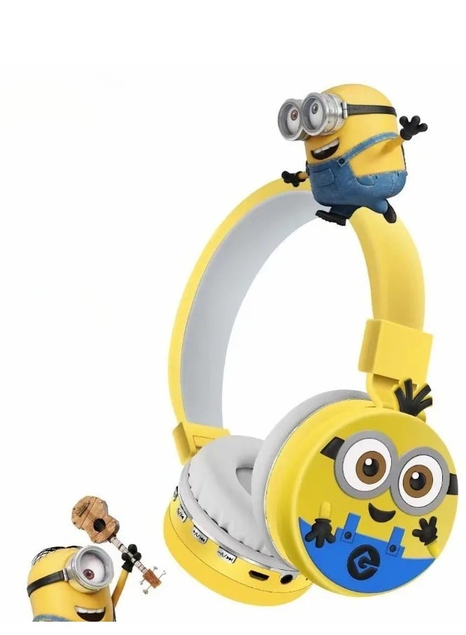 Minions Cartoon Kids Wireless Bluetooth Headphone - Image 5