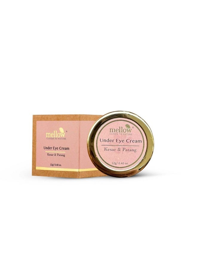 MELLOW Herbals Ayurvedic Under Eye Cream (12Gm) For Dark Circles & Puffiness | Goodness Of Kesar, Patang & Kukumadi Oil | Ayush Certified | Gmo, Paraben And Silicone Free  - Image 1