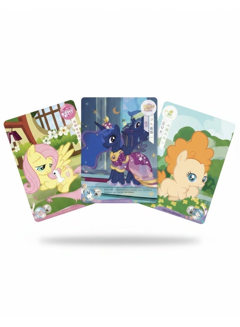 Kayou Hasbro My Little Pony Moon Edition Box (50 Cards) - Friendship S1 English Booster Pack – Collectible Trading Cards 10 pack Box - Image 4