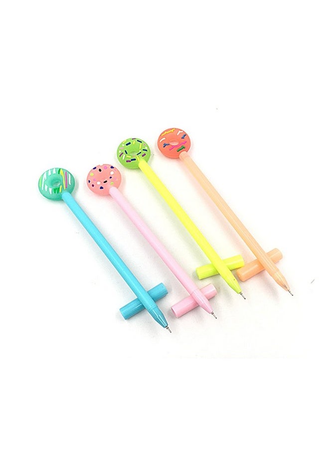 ALIMITOPIA 12Pcs Gel Pen Black Ink Donut Roller Marker Pen(Candy Colors Donut Styling)  - Image 5