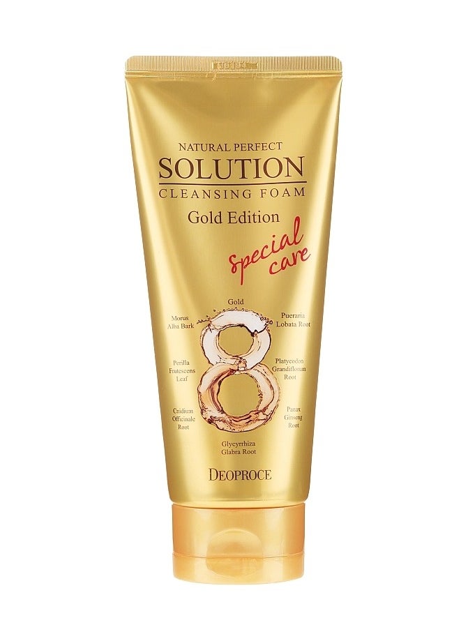 DEOPROCE - DEOPROCE NATURAL PERPECT  SOLUTION CLEANSING FOAM SNAIL  170g - Image 1