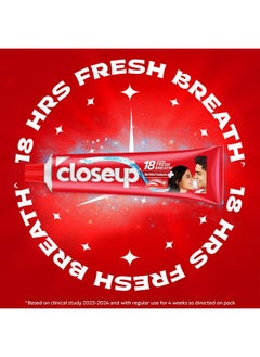 Closeup Toothpaste | Long Lasting 18 Hours Of Fresh Breath & White Teeth - 300G (Pack Of 2)  - Image 4