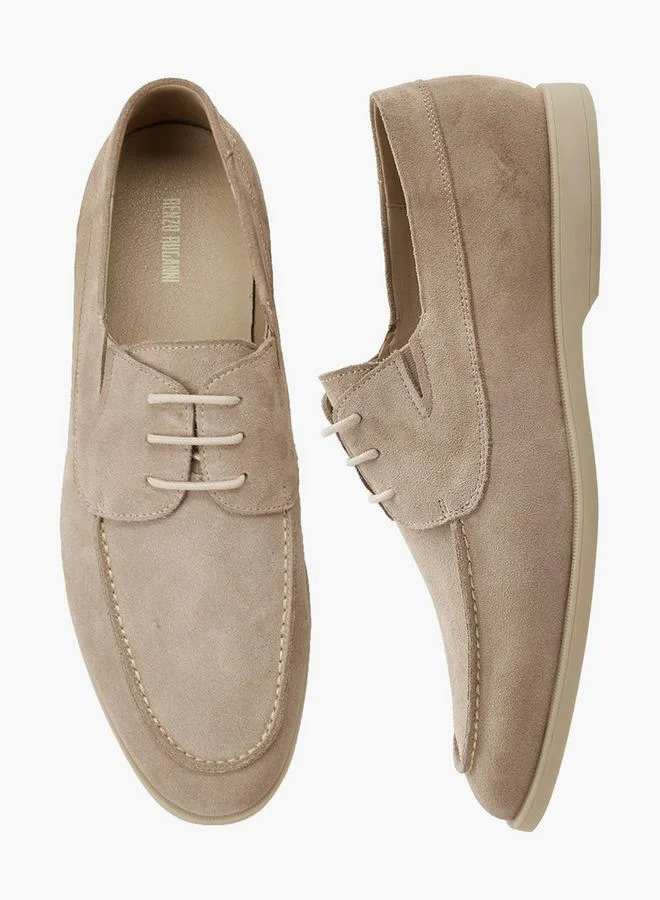 Renzo Ruganni Men Lace-Up Derby Shoes