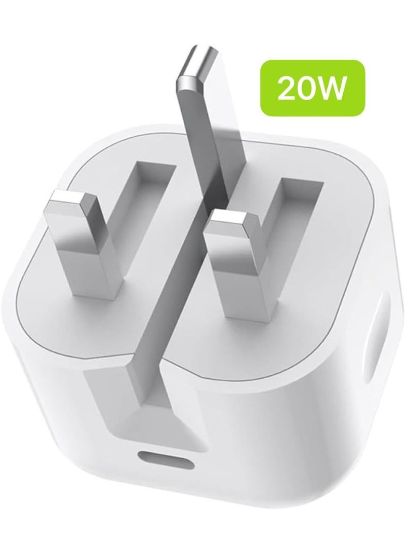 Field IPhone Charger Fast Charging 20W +1.5M Lightning Cable  USB-C Travel Power Adapter Compatible for iPhone 16/15/14/14 Pro/14 Pro Max/14 Plus/13/12/SE2020/11/XR/XS Max/X/iPad,Samsung Galaxy And all Type C Phones - Image 2