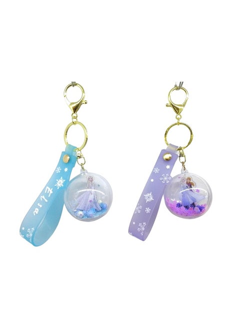 Carry the magic of Frozen 2.0 with this fun beaded ball keychain.