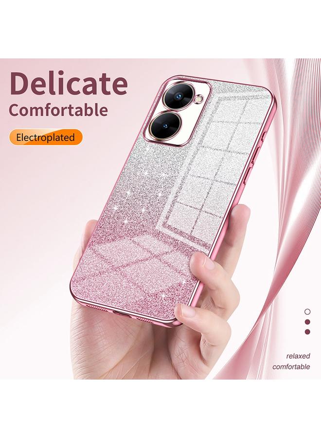 S-TOP Case For Realme 10 Pro+ Gradient Glitter Powder Electroplated Phone Case - Image 5