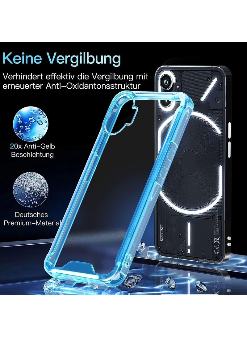 جولدن ماسك حافظة حماية شفافة باطار فور نوثينج فون 1 (ازرق) - Image 2