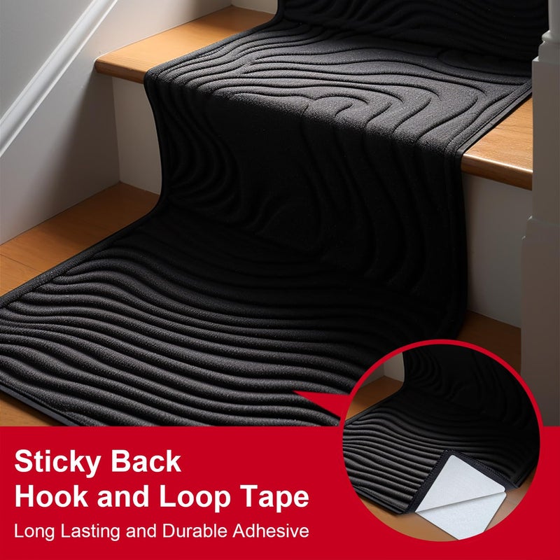 Zesion 4X6 Inch Hook And Loop Strips With Adhesive  Nylon Heavy Duty Hook And Loop Tape  Excellent Grip  Non-Adhesive  Interlocking Tape For Sewing  Crafting Diy Wall Adhesive Strips - 6 Sets White - Image 5