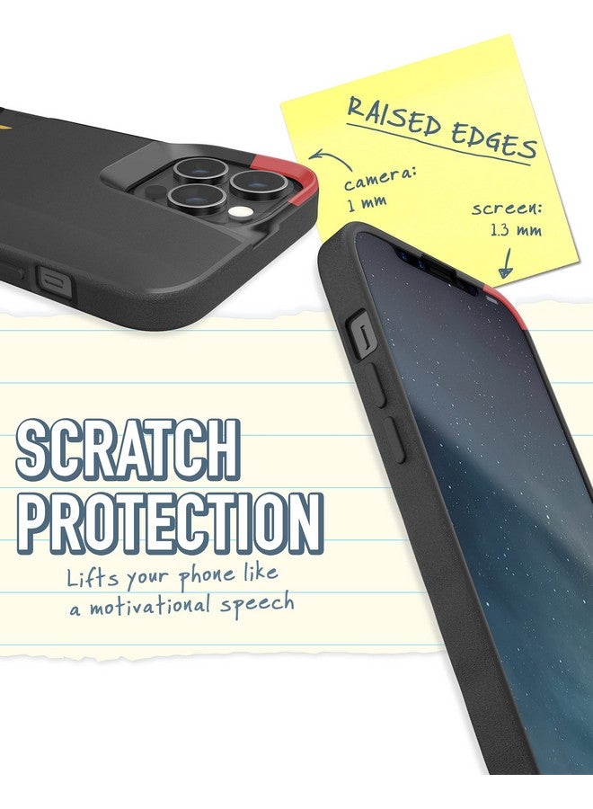 Smartish Smartish® iPhone 13 Pro Max Wallet Case - Wallet Slayer Vol. 1 [Slim + Protective] Credit Card Holder - Drop Tested Hidden Card Slot Cover Compatible with Apple iPhone 13 Pro Max - Black Tie Affair  - Image 4