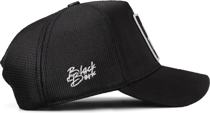 Black Börk Blackbörk V2 Trucker Not Today - Black Cordura Fabric Hat (Cap) with 3 Code Logo