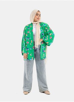 Clue Eye Printed Voile Kimono  - Image 1