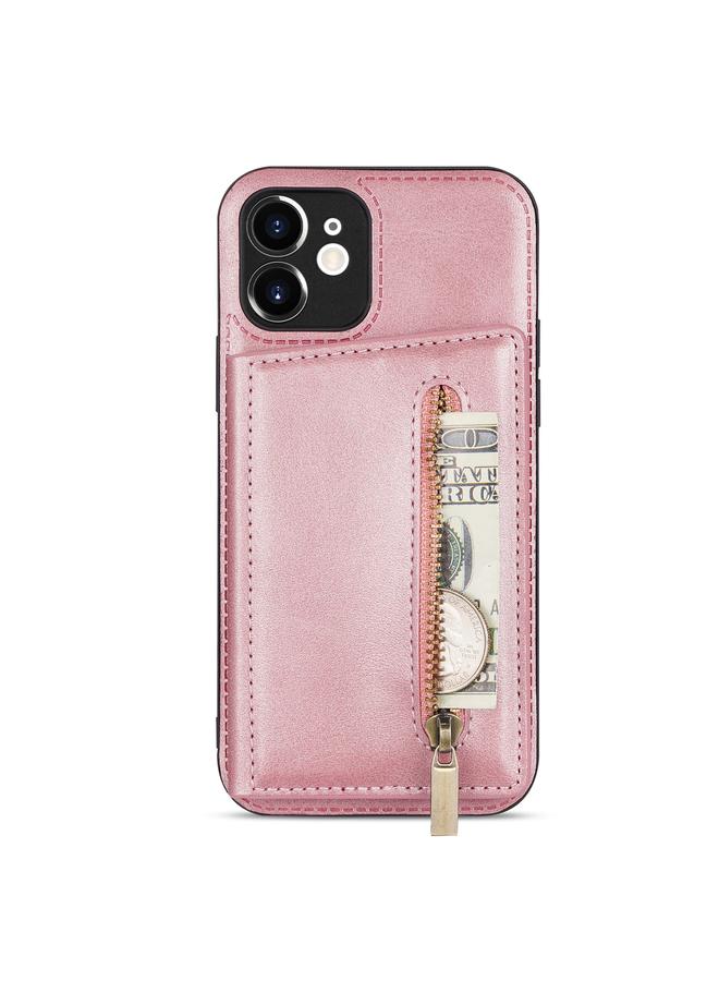 Zaboon Case For iPhone 12 mini Zipper Card Holder Phone Case - Image 2