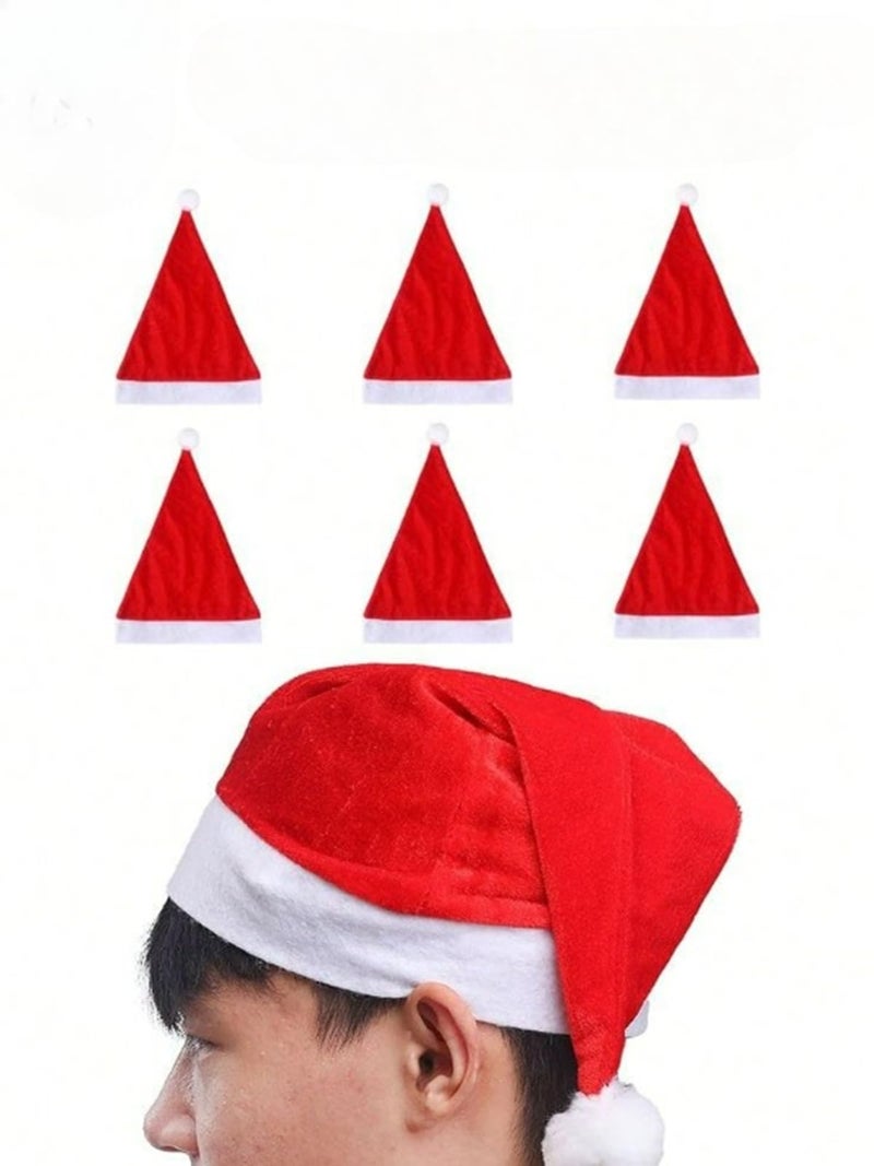IMPRINTE Christmas Caps | Santa Caps | santa claus caps for adults or kids | Merry Christmas Hat Cap for Christmas | Santa Claus Hat | Christmas Decorations Items (Pack of 2) - Image 5