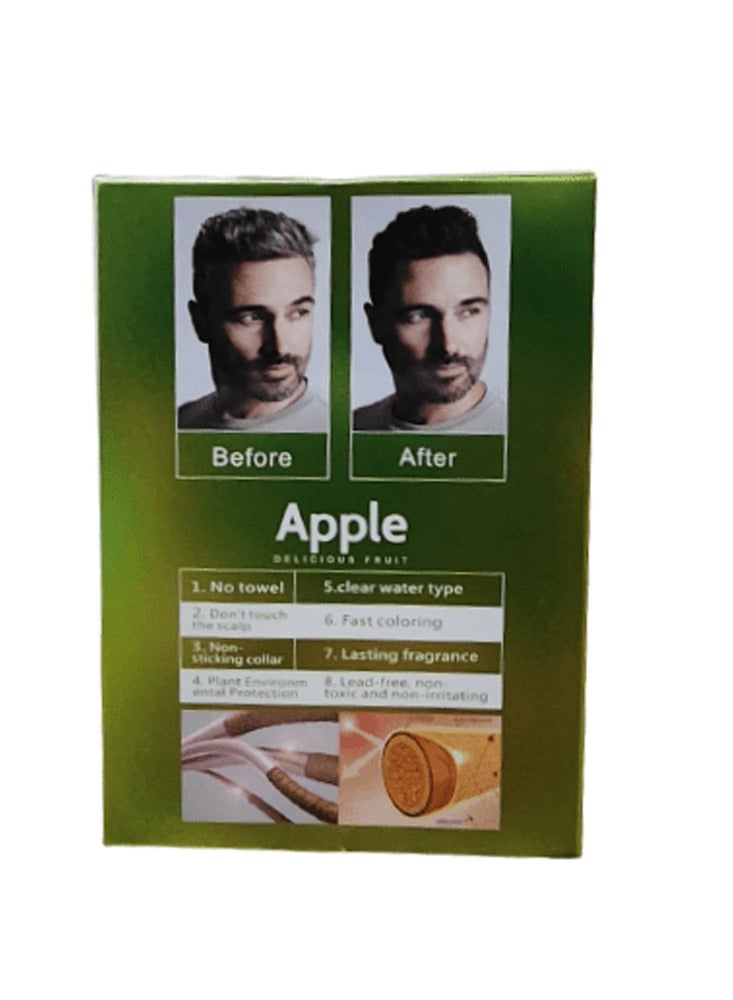 ابل  شامبو تلوين الشعر الأسود الخالي من الأمونيا 10 أكياس 30 مل - Image 3