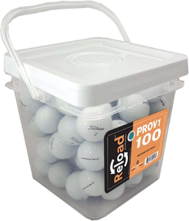 كرات جولف TITLA Pro V1 - جودة ممتازة - 50 كرة جولف مستعملة (AAAAA بدون شعارات أو علامات لاعب)