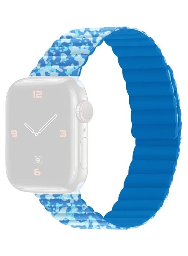 NIBEMINENT Replacement Watchband For Apple Watch Series 7 & 6 SE 5 4 44mm/3 2 1 42mm Air Force - Image 1
