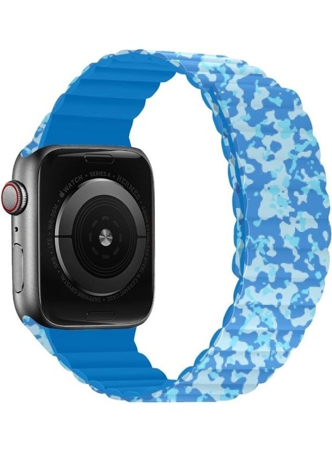 NIBEMINENT Replacement Watchband For Apple Watch Series 7 & 6 SE 5 4 44mm/3 2 1 42mm Air Force - Image 3