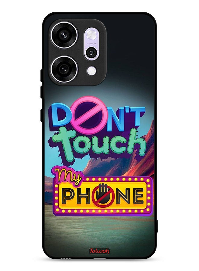 Tolwak Oppo Reno14 Pro Protective Case Cover Do Not Touch My Phone - Image 1