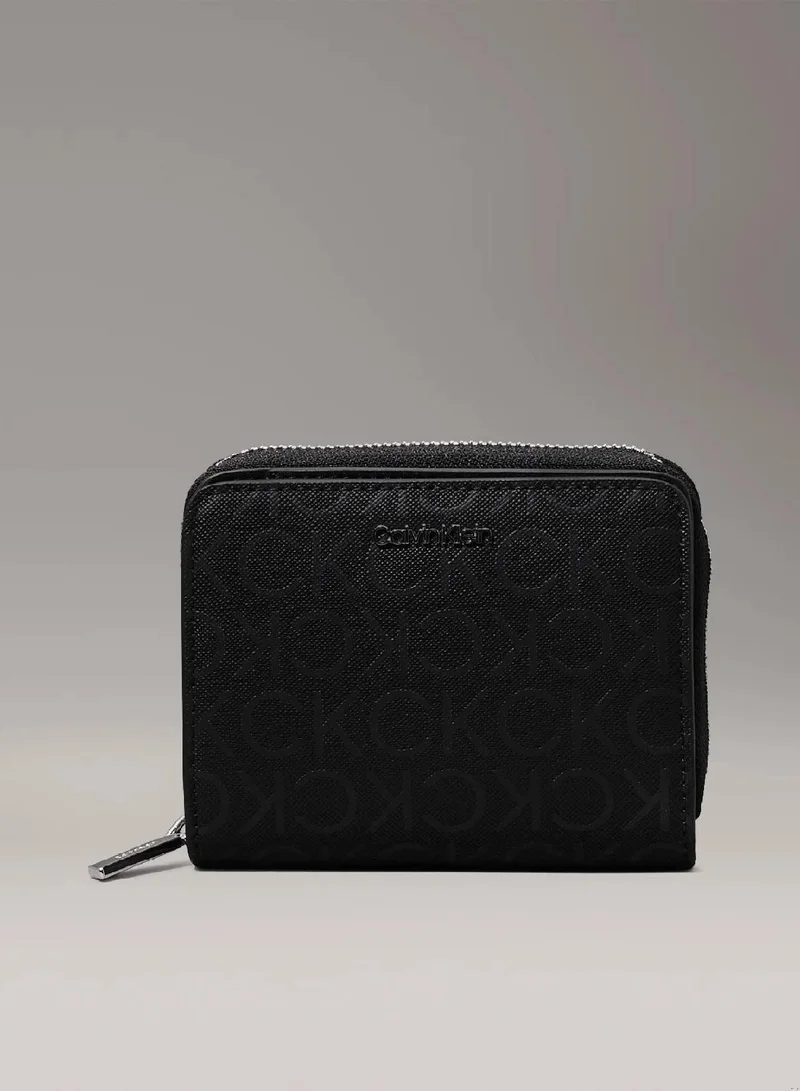 CALVIN KLEIN Logo Zip Around Wallet