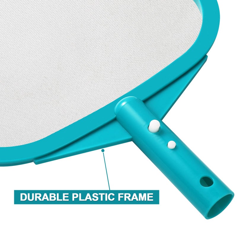 Loiyadn Pool Skimmer - Pool Skimmer Net Without Pole, 16.5" x 9.5", Pool Net with Fine Mesh Net, Plastic Frame, Ultra-fine Pool Skimmer for Ponds, Fish Tank, Hot Tub - Image 4