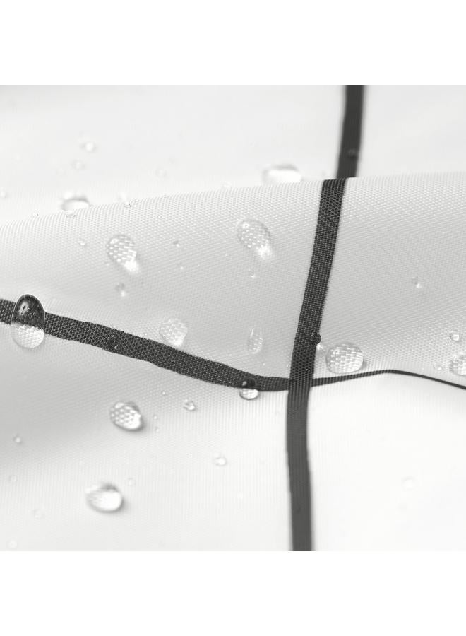 زبون ستارة دش، أبيض/مربعات، 180×200 سم - Image 3