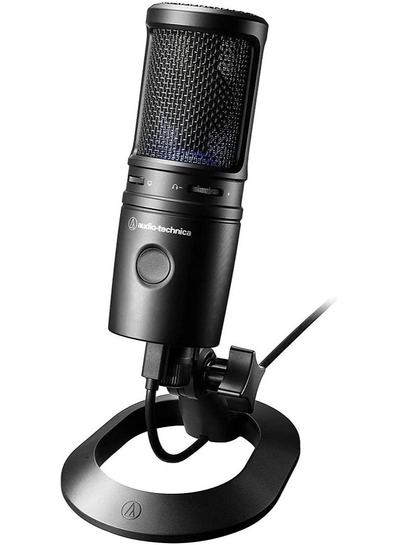 audio-technica Audio-Technica AT2020USB-X Cardioid Condenser USB Microphone, Black  - Image 1