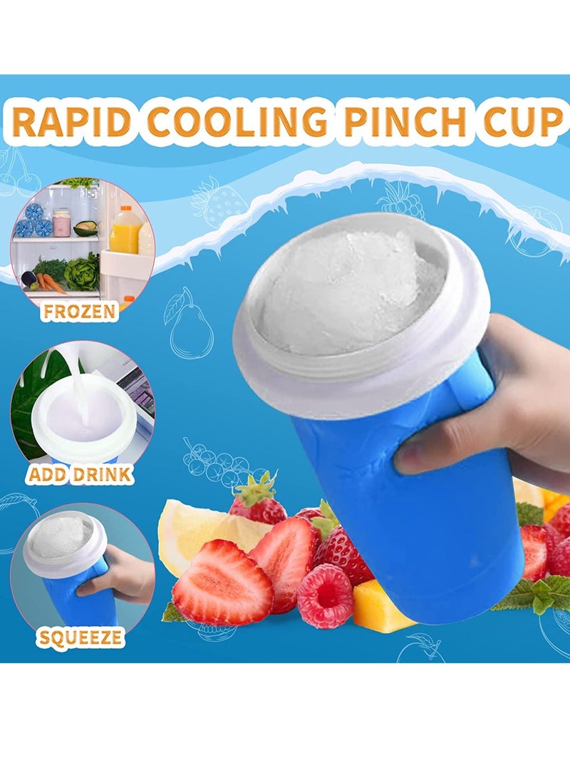 ELTRAZONE Slushy Maker Cup, Slushy Maker Ice Frozen Squeeze Cup Cooling Maker Cup Freeze Mug Milkshake Smoothie Mug - Image 2