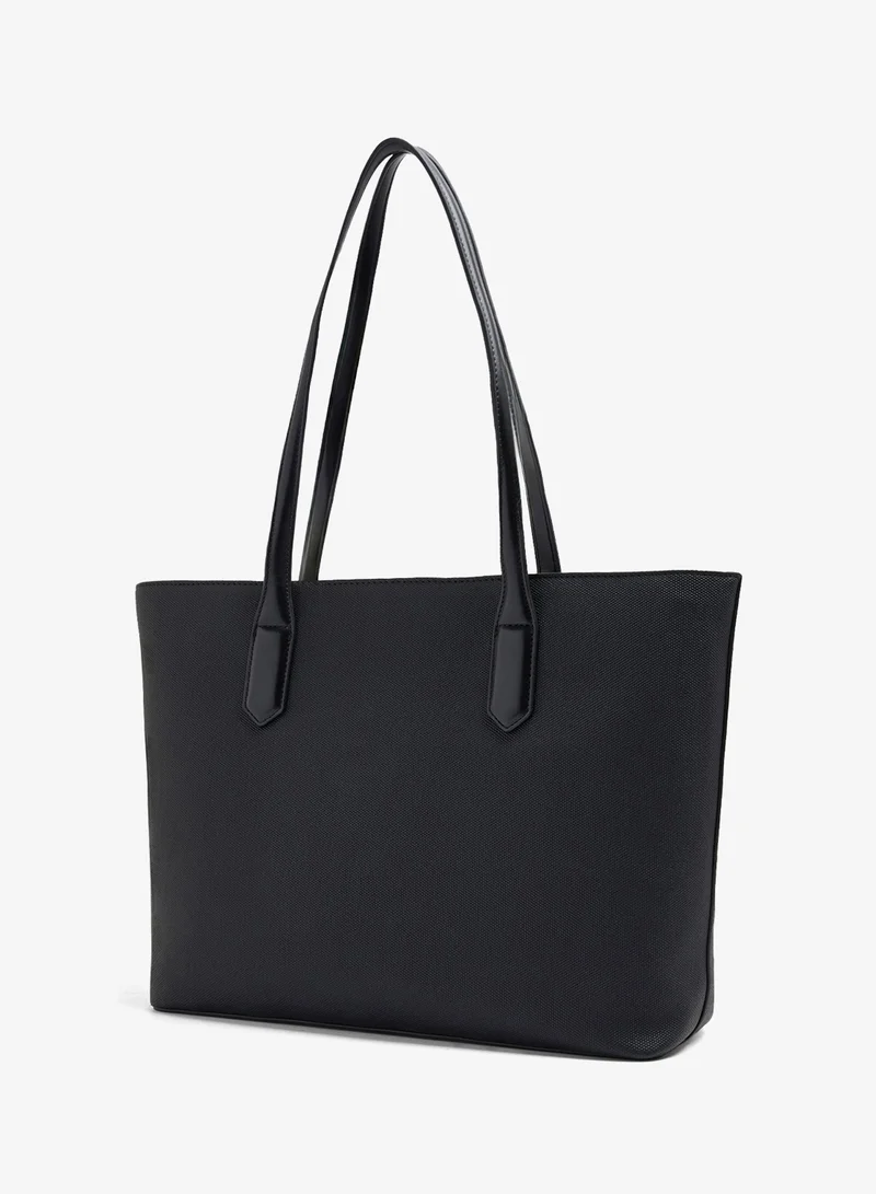 فالنتينو باي ماريو فالنتينو Textured Faux Leather Tote Bag