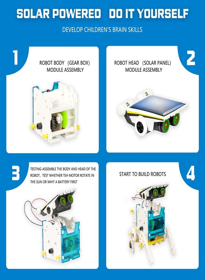 Simpim STEM 13-in-1 Solar Power Robots Creation Toy - Image 2