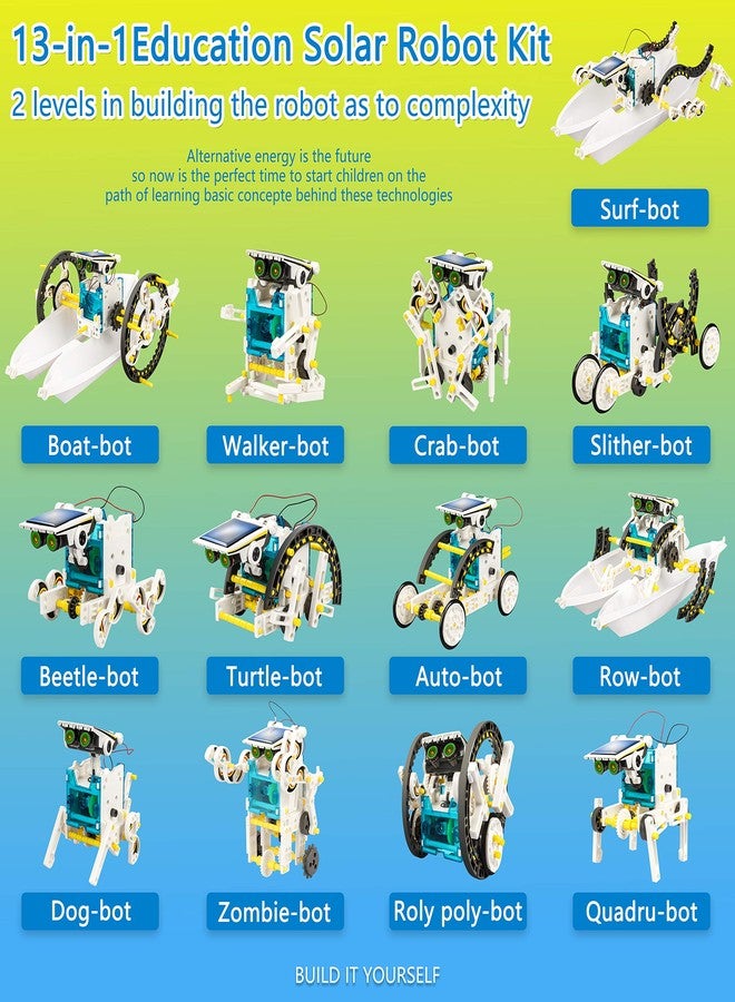 Simpim STEM 13-in-1 Solar Power Robots Creation Toy - Image 3