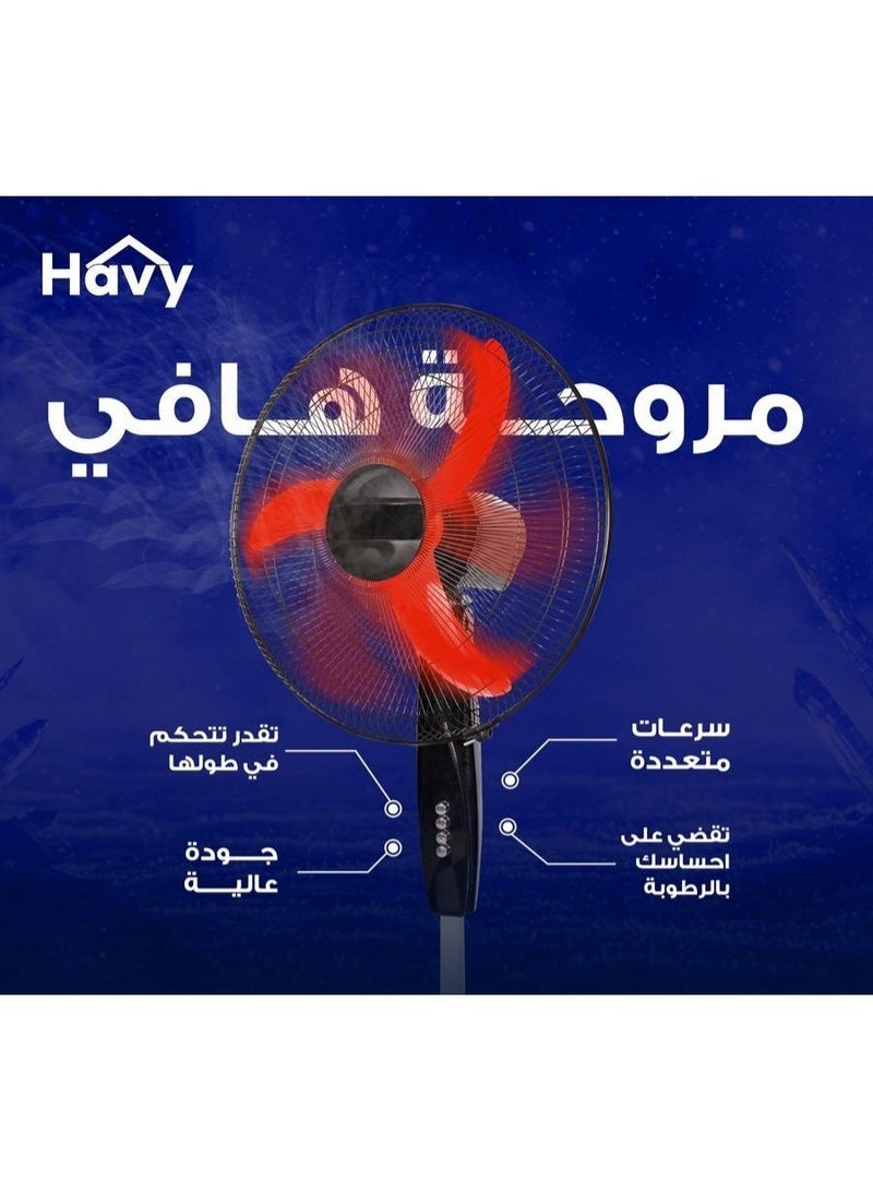 Huffy Fan 240-220V 3 Speeds - 3 Blades 18 inches - Image 1