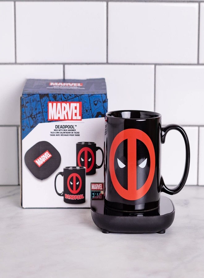 Uncanny Brands Marvel Deadpool Mug Warmer with Mug - Keeps Your Favorite Beverage Warm - Auto Shut On/Off - Image 5