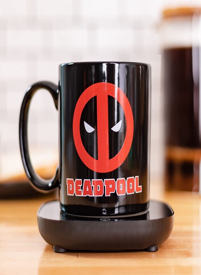 Uncanny Brands Marvel Deadpool Mug Warmer with Mug - Keeps Your Favorite Beverage Warm - Auto Shut On/Off - Image 4