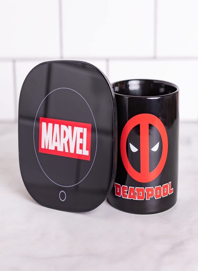 Uncanny Brands Marvel Deadpool Mug Warmer with Mug - Keeps Your Favorite Beverage Warm - Auto Shut On/Off - Image 3