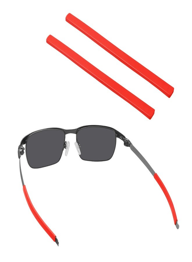 BLAZERBUCK Replacement Ear Socks for Oakley Tincup/Pitchman/Wheel House Eyeglass - Red - Image 1
