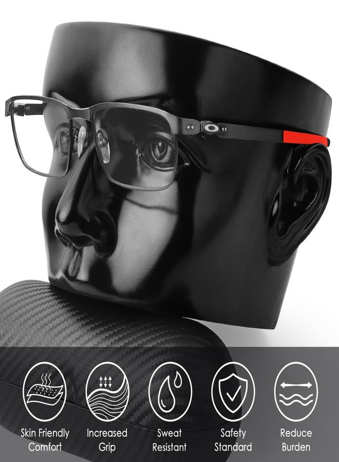 BLAZERBUCK Replacement Ear Socks for Oakley Tincup/Pitchman/Wheel House Eyeglass - Red - Image 4