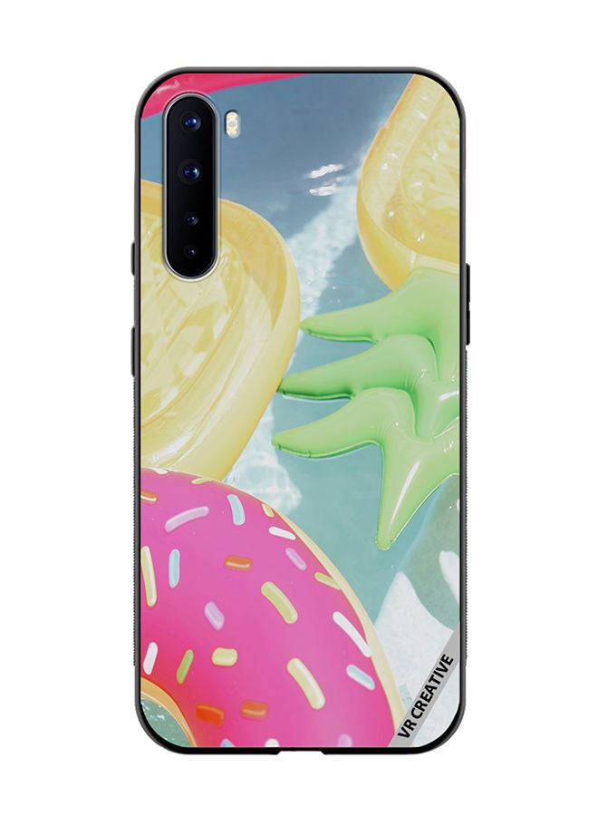 VR CREATIVE Protective Case Cover For OnePlus Nord Pool Fun Design Multicolour - Image 1
