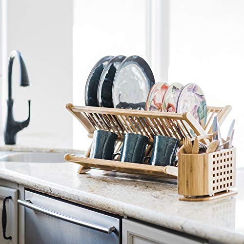 Totally Bamboo "Eco" Utensil, Flatware and Cutlery Drying Caddy for Totally Bamboo Eco Dish Drying Rack - Image 2