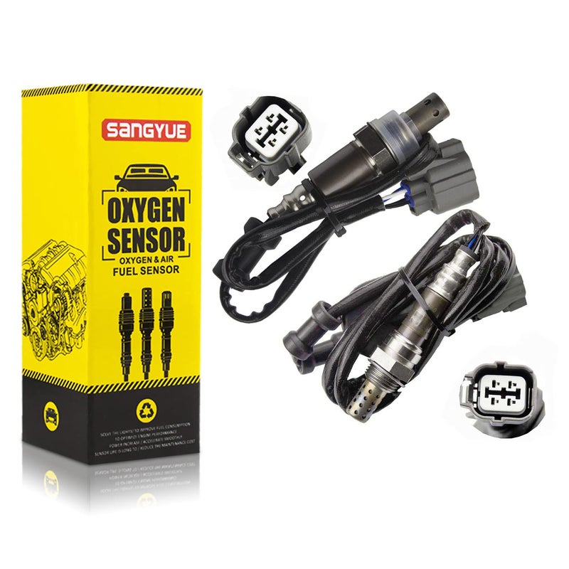 Sangyue 2X Oxygen Sensor 1 2 for 2003 2004 2005 2006 2007 Honda Accord 24L Upstream Downstream