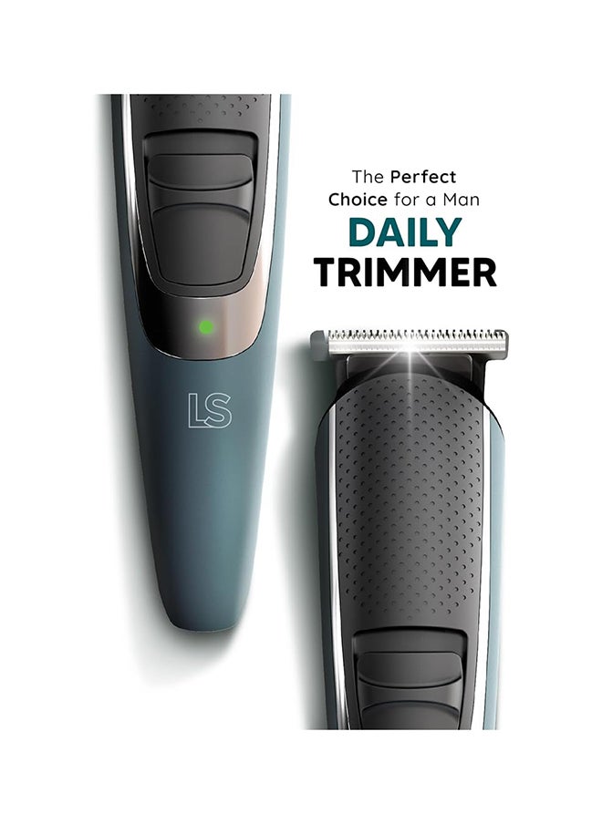 LetsShave - Daily Beard T Shaped Stubble Trimmer, 6 Guide Combs For Men - Image 1