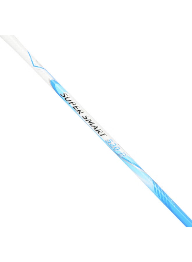 Enpex Badminton Racket, Single Racket, For Family Compeion And Training, Carbon Composite, Deep Sea Blue Feather Racket, 520b - Image 4