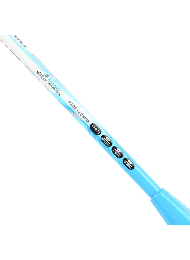 Enpex Badminton Racket, Single Racket, For Family Compeion And Training, Carbon Composite, Deep Sea Blue Feather Racket, 520b - Image 5